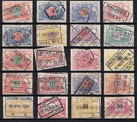 Enormous Belgian Railway Stamp Collection - Various MINT(LH) & VFU Issues - See ALL the Scans