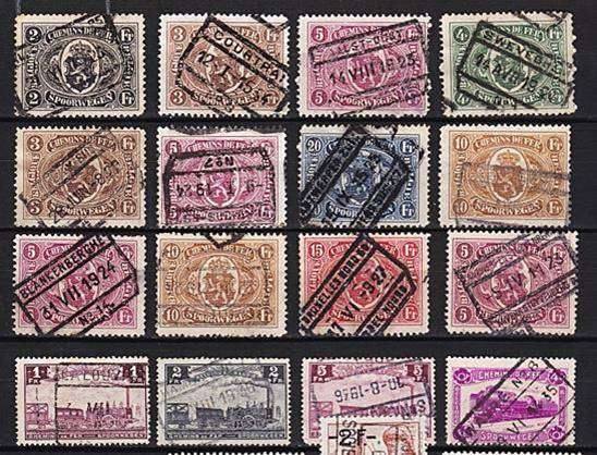 Enormous Belgian Railway Stamp Collection - Various MINT(LH) & VFU Issues - See ALL the Scans