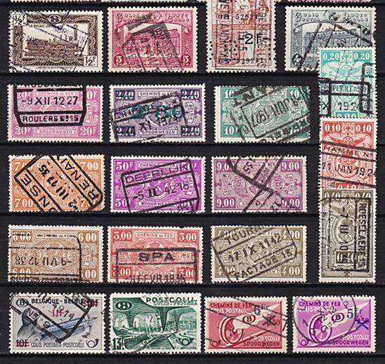 Enormous Belgian Railway Stamp Collection - Various MINT(LH) & VFU Issues - See ALL the Scans