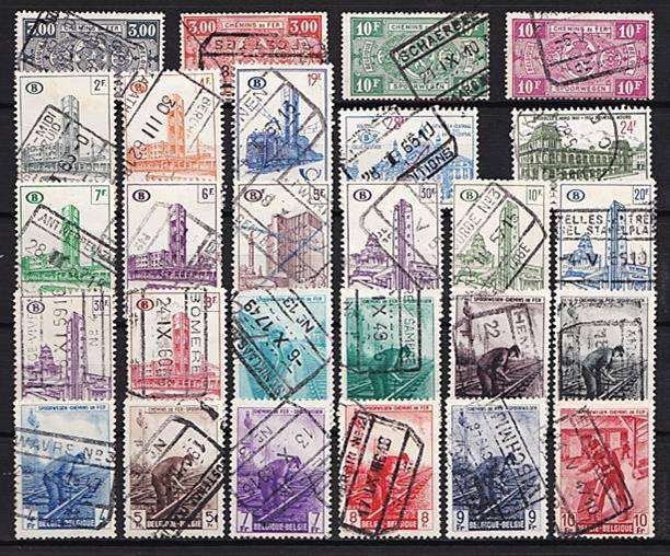 Enormous Belgian Railway Stamp Collection - Various MINT(LH) & VFU Issues - See ALL the Scans