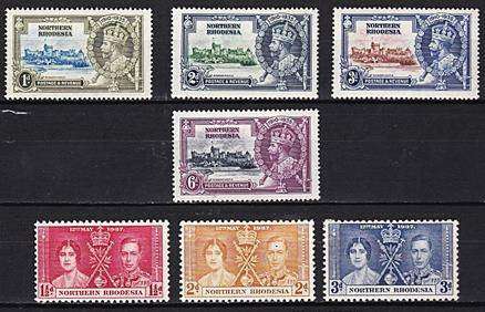 Excellent Northern Rhodesia Mint (**) Selection