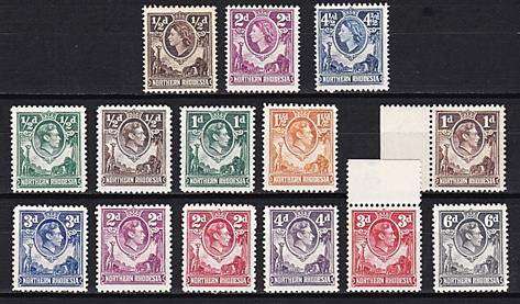 Excellent Northern Rhodesia Mint (**) Selection