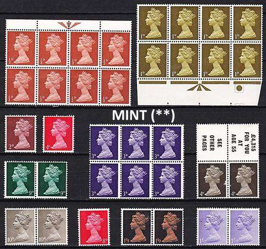 Great Britain MACHIN Mint Issues (**) & (*) - 1967 up to 2010. Excellent CV!!!