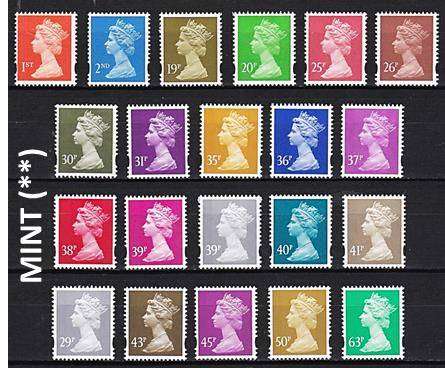 Great Britain MACHIN Mint Issues (**) & (*) - 1967 up to 2010. Excellent CV!!!