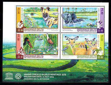 Fantastic Selection of Botswana UMM (**) Mini Sheets (2000, 2014-2018) CV = £40+
