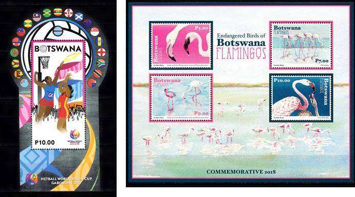 Fantastic Selection of Botswana UMM (**) Mini Sheets (2000, 2014-2018) CV = £40+