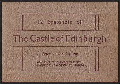 Antique Thematic Material - 12 Snapshots of The Castle of Edinburg (Price - One Shilling)