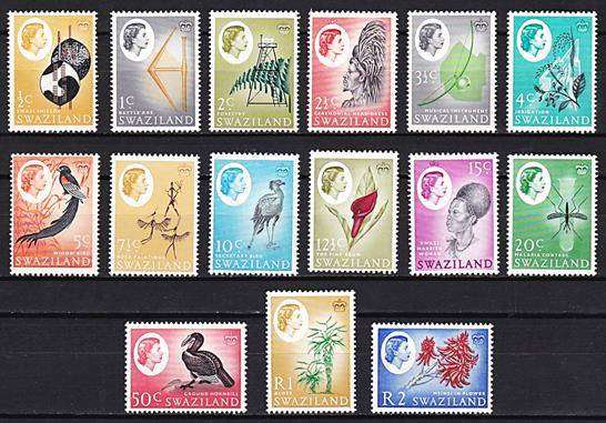1962 Swaziland QEII Full UMM (**) Set - CV = R1,000+++
