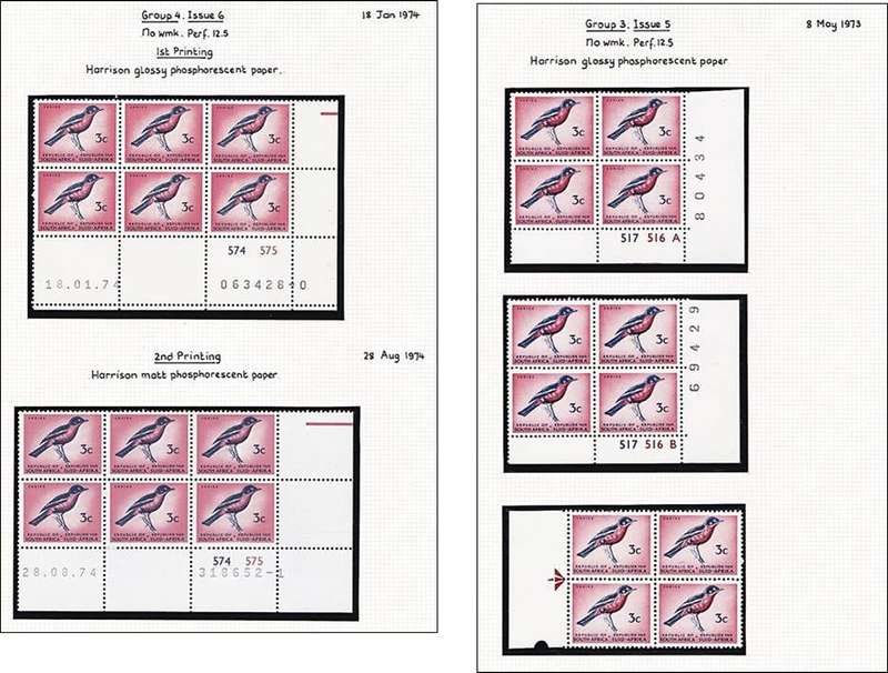 1961-74 RSA 1st Def 3c "SHRIKE" Extensive  (**) Study in Controls & Var. Difficult Issues