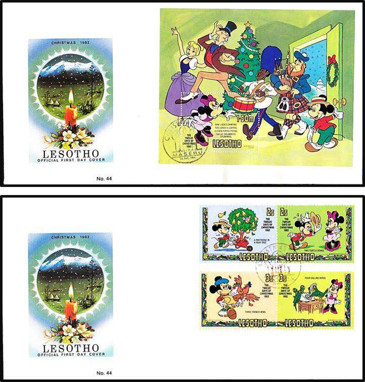 11 x Lesotho First Day Covers (1971-1982) - Great CV!!!