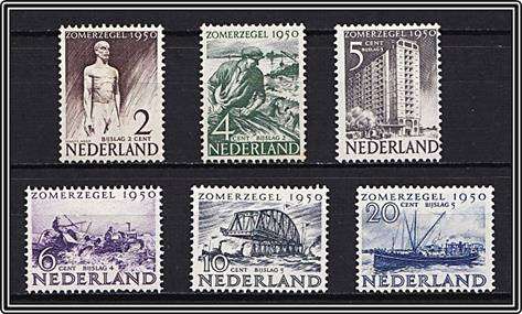 High Value Netherlands 1950 Charity (Somerzegels) Full MM (*) Set ***CV=R1,200+ ***