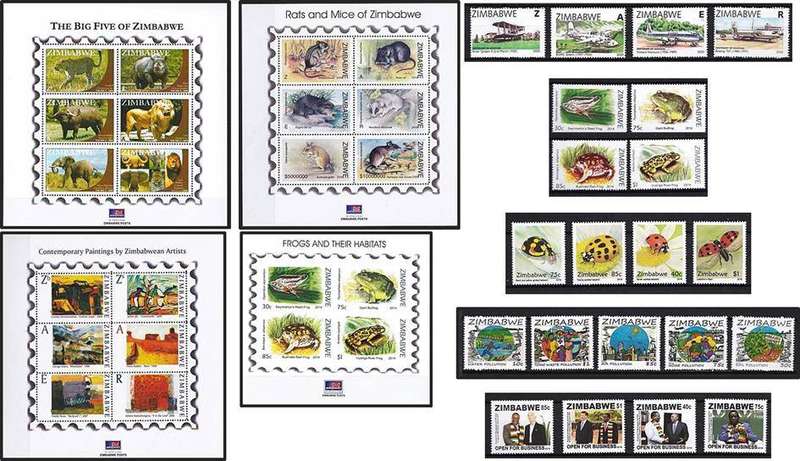 Zimbabwe from 2020 downwards UMM (**) Sets & Minisheets - Difficult Find!