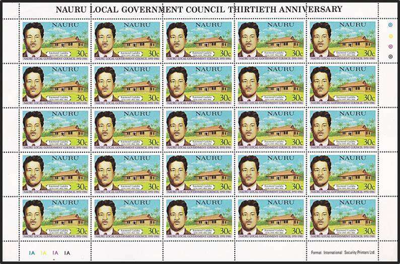6 x 1979/80 Nauru Full Sheets - Great Thematics (Air) CV = R750+