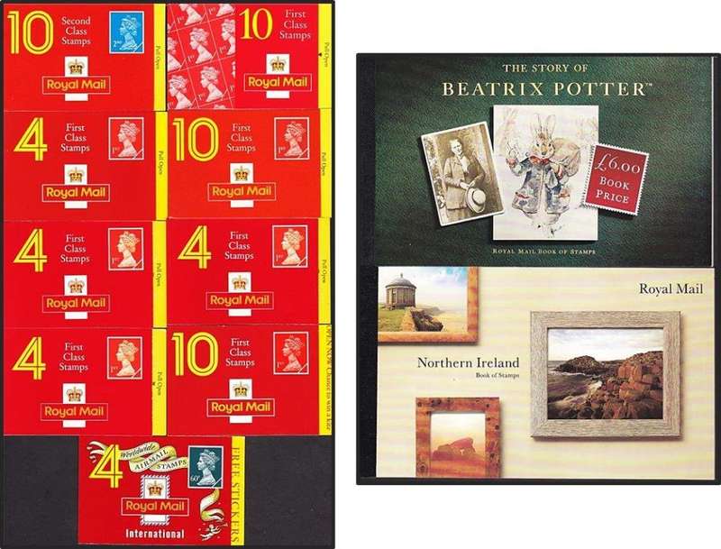 11 x GBR Unexploded Unused Stamp Booklets *** HIGH FACE VALUE - HUGE CV ***