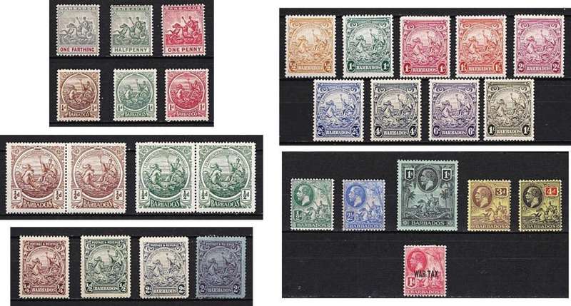 Barbados "Seahorses" Issues MM (*)   *** Great CV!!! ***