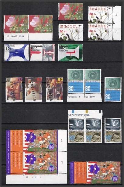 1993/94 NETHERLANDS UMM(**) Issues & Sheets  *** CV = R1,250+ ***