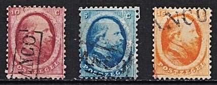 1864 Netherlands King Willem III  Used Set  *** CV = R2,000+ ***