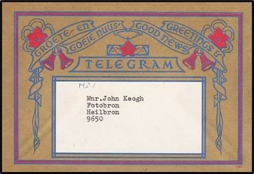 Fantastic RSA 1976 Greetings Telegram and Cover *** SCARCE LOT ***