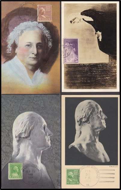 1950`s USA Postcards - Thematic Presidents, Famous People etc  *** EXCELLENT LOT ***