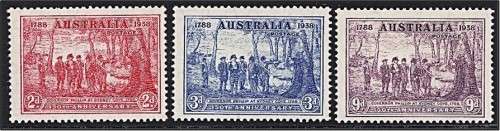 1937 Australia SG.193/5 Fresh UMM (**)   *** CV  R650+ ***