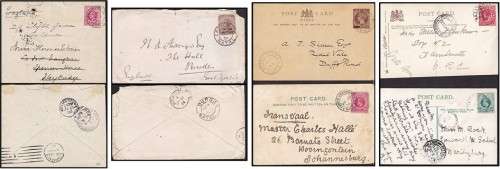 6 x Natal Postal History Items - Lower Umkomaas Cancel etc... See Scans