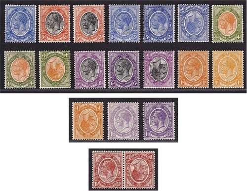 1913 King`s Head UMM (**) and Booklet/Inv Wmk to 1/3 *** CV  R5,470 ***