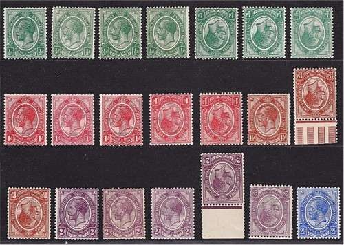 1913 King`s Head UMM (**) and Booklet/Inv Wmk to 1/3 *** CV  R5,470 ***