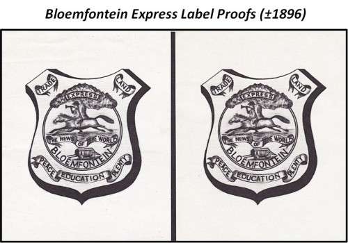 OFS Postcard Dies Proof Photographs /Copies and Express Label Examples