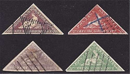 CoGH 1d, 6d and 1/- Triangles - FORGERIES - Great Reference