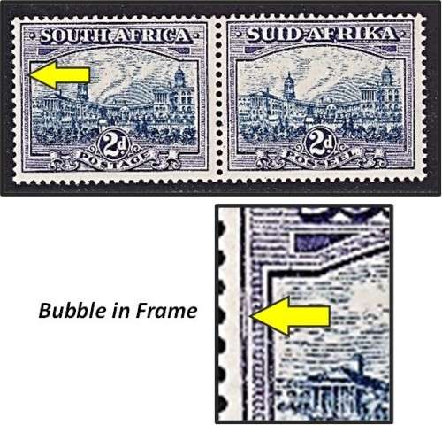 1938 2d SACC.58 VAR: BUBBLE IN FRAME *** RARE ***