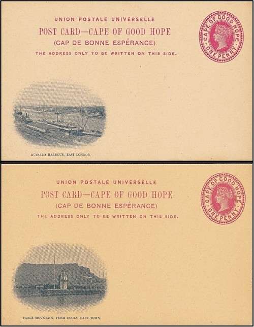 RARE Unused Set of 6 CoGH Partial Picture Postcards