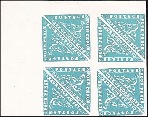 CoGH Triangle 4d Woodblocks Sheet FORGERY *** Highly Collectable Reference Item ***