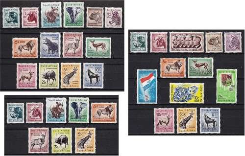 1954/1959-61/1961 Union UMM(**) Definitive Sets x 3  *** CV  R2,679 ***