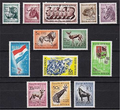 1954/1959-61/1961 Union UMM(**) Definitive Sets x 3  *** CV  R2,679 ***