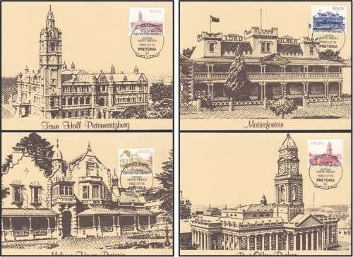 RSA 4th Definitive Buildings Set of 17 Maxicards - Great Item!!!