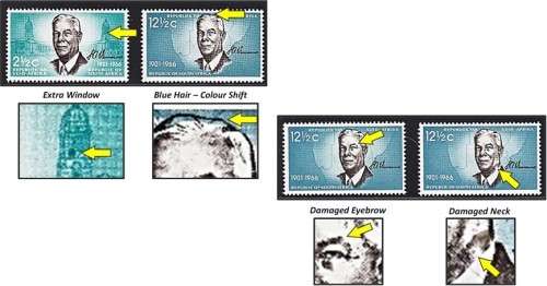 1966 RSA Verwoerd MM/UMM VAR - Extra Window, Blue Hair, Damage Eyebrow & Neck