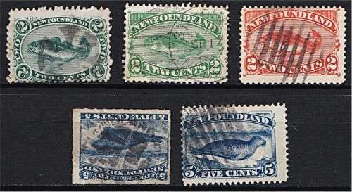 Newfoundland Fishes & Seals Issues *** CV  R3,500+ ***