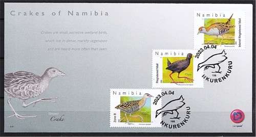 Fresh 2023 Namibian Crakes UMM(**) Set & FDC *** 2023 Issue ***