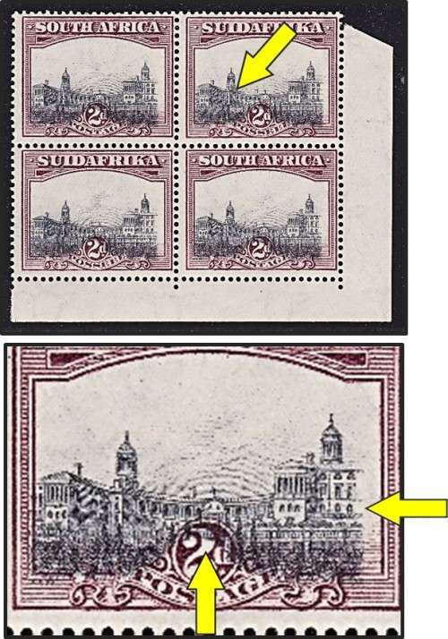 1927 Union 2d UMM(**) Corner CC.33 - LARGE VIGNETTE SHIFT *** R1,600+VAR ***