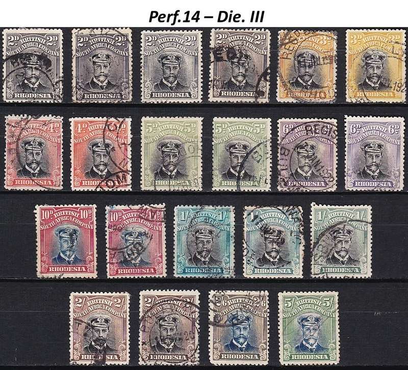 1913 BSAC Admirals Used Die.3 with Varieties/Shades (5/- Fiscal Use)  *** CV  R10,330 ***