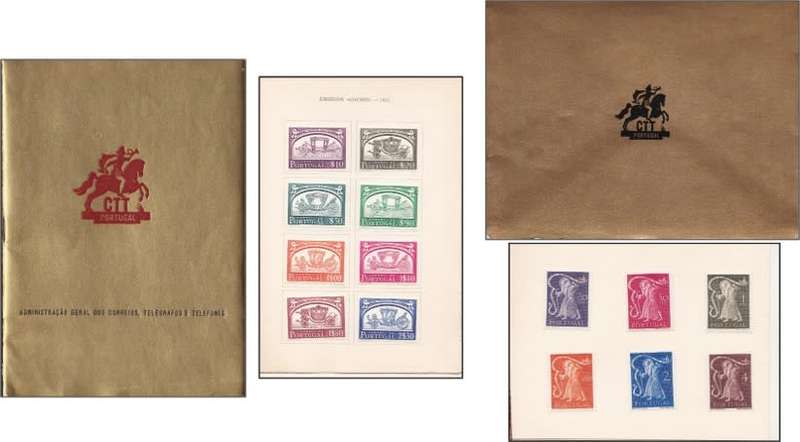 2 x Portugal Presentation Booklets - 1950 & 1951 (Only 2 Pages Scanned)