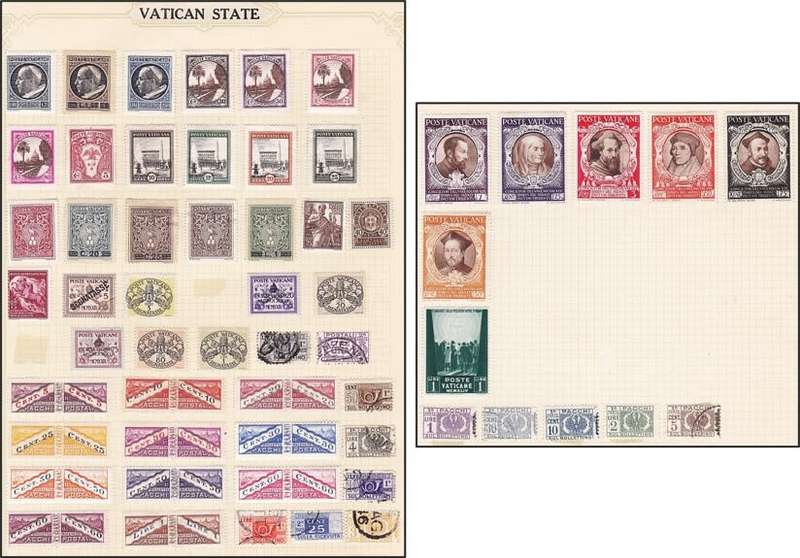 Vatican State Mint(*) On 2 x Pages