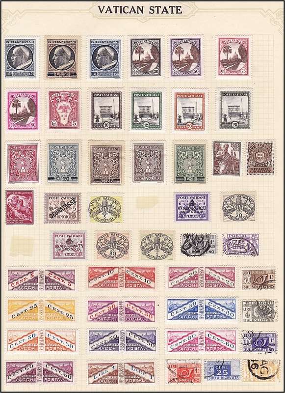 Vatican State Mint(*) On 2 x Pages