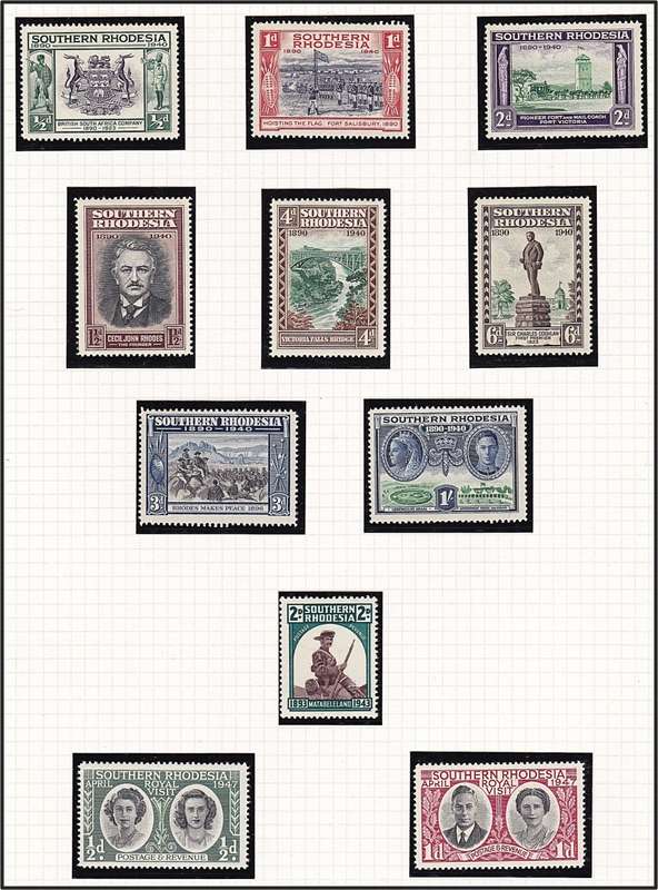 1932/53 S.Rhodesia MM(*) All Issues from CC.30-79 including KGVI Set  *** CV  R3,445 ***