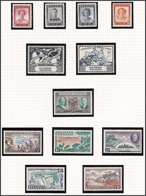 1932/53 S.Rhodesia MM(*) All Issues from CC.30-79 including KGVI Set  *** CV  R3,445 ***
