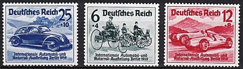 1939 Germany Automobile Exhibition Berlin MM(*) Set  *** CV for UMM  R2,300+ ***