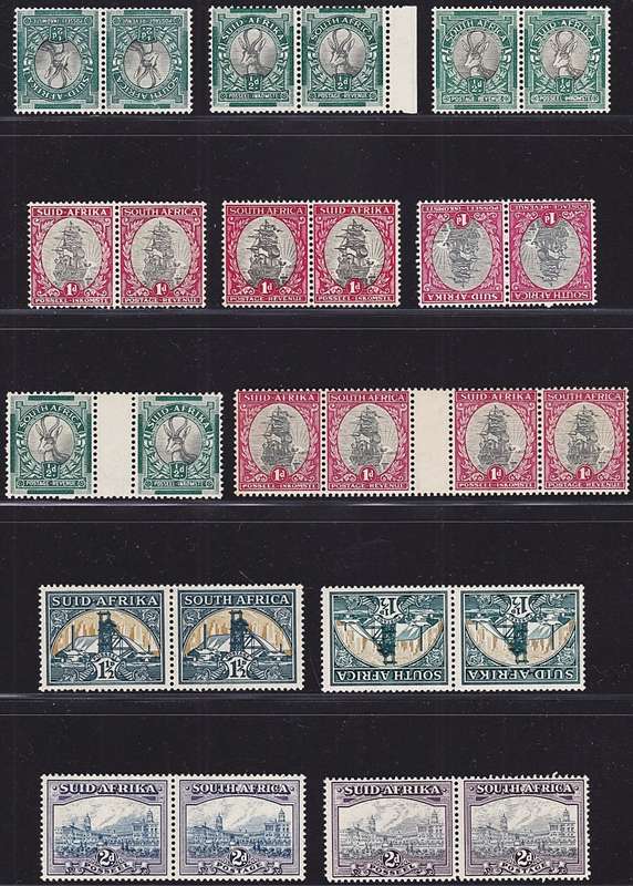 1933/48 Hyphenated Union Pictorials Full Set UMM(**)/ (CC.55/58 MM) + Most Var  *** CV  R17,155 ***