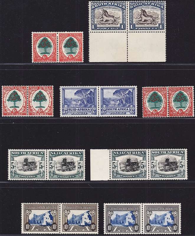 1933/48 Hyphenated Union Pictorials Full Set UMM(**)/ (CC.55/58 MM) + Most Var  *** CV  R17,155 ***