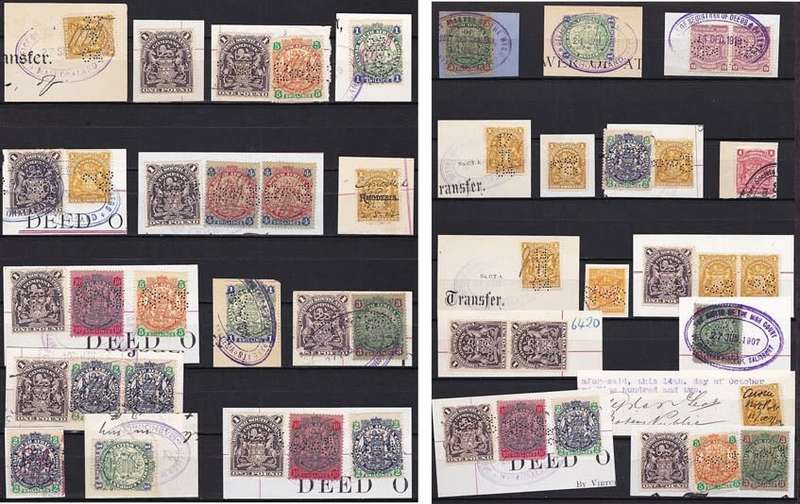 Large Selection of BSAC High Values Used Fiscally on Piece - Nice Study Group