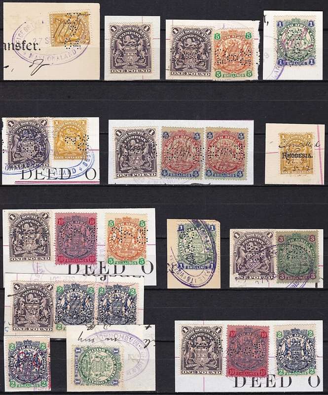 Large Selection of BSAC High Values Used Fiscally on Piece - Nice Study Group